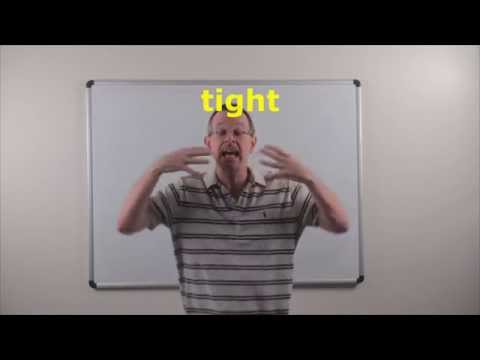 Learn English: Daily Easy English Expression 0694: tight