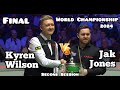 Kyren Wilson vs Jak Jones - World Championship Snooker 2024 - Final - Second & Full Session Live