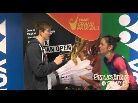 Olga Konon nach ihrer ersten Runde bei den German Open