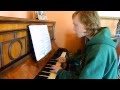 Josh Plays Clockwork Doll on Piano 