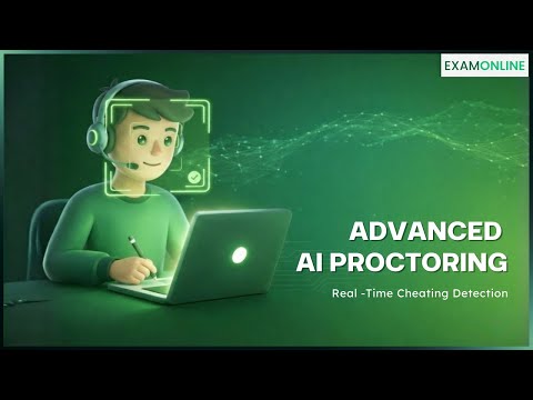 ExamOnline AI Proctoring: Face Detection, Secure Browser & Real-Time Alerts