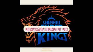🔥Unbreakable records of csk in IPL | records of csk in IPL✨#short#cricket#csk#ipl