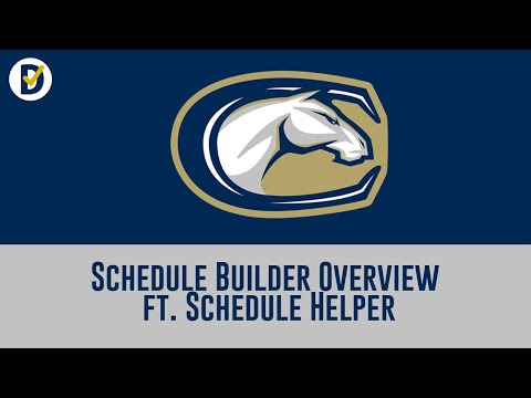 Ucd Schedule Builder