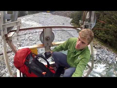 Teleférico Clough - Rota de três passagens na Nova Zelândia