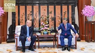 Xi Jinping y Donald Trump mantienen un encuentro privado en Beijing