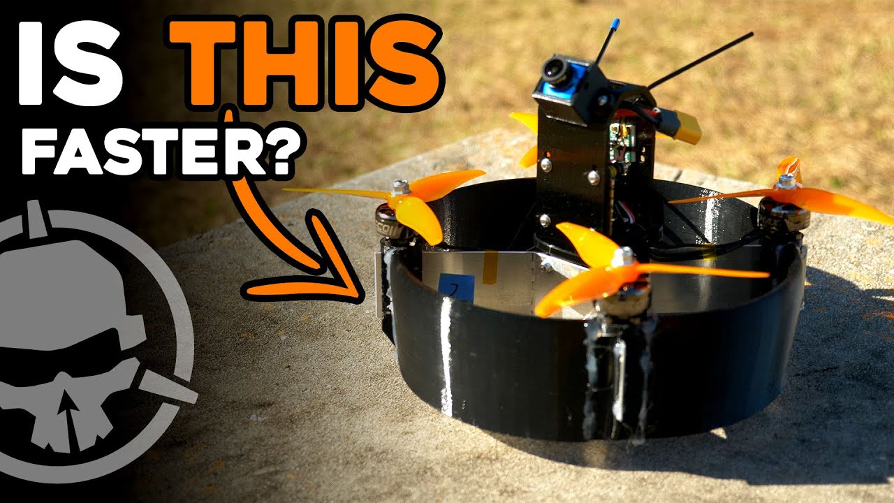 Mega Drone Stars Airfoil on a Drone?! Aerodynamic Race Kwad Is it faster? Rotor Riot