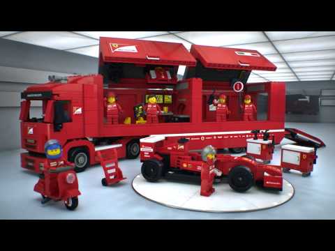 Vidéo LEGO Speed Champions 75913 : F14 T et son camion scuderia Ferrari