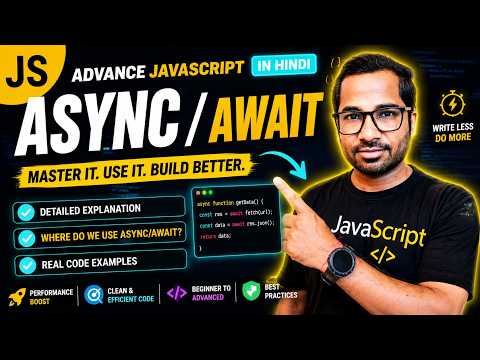 Async Await In Javascript In Depth Ecmascript 2017 Advanced Javascript Tutorial