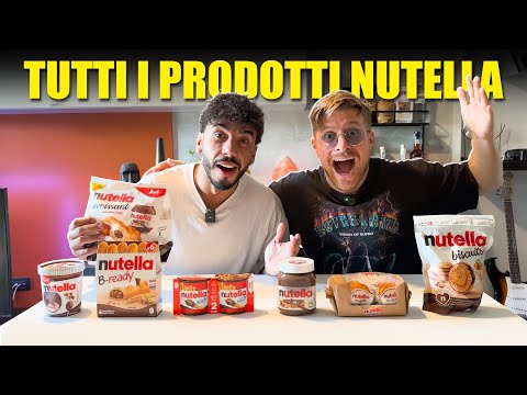 PROVIAMO TUTTI I PRODOTTI ESISTENTI DELLA NUTELLA - GIURO NON HO MAI GODUTO COSÌ TANTO IN VITA MIA!