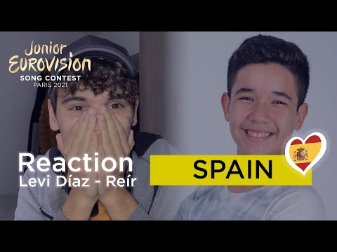 🇪🇸 REACTION SPAIN / REACCIÓN ESPAÑA - Levi Díaz - Reír (Junior Eurovision 2021)