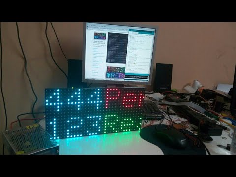 ESP8266 P10 RGB LED Matrix