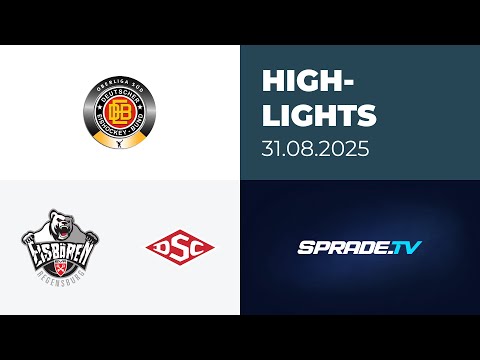 August 31, 2025 - Highlights - Eisbären Regensburg vs. Deggendorfer SC