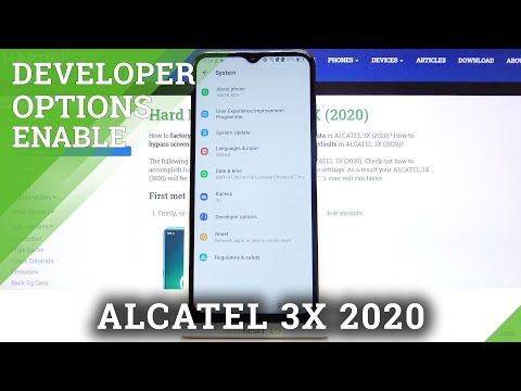 How to Activate Developer Options on ALCATEL 3X 2020 – Advanced Mode