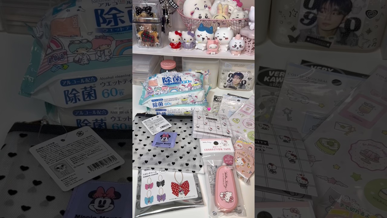 キャンドゥ購入品紹介𝜗𝜚˚⋆ #キャンドゥ #100均 #購入品 #haul #手元動画 #生活音 #音フェチ #オタ活 #sanrio #youtubeshorts #shorts #fyp