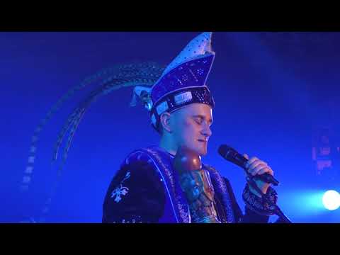 Slotshow en afscheidslieken van De Raf tijdens Prinsenverkiezing 2018 in de Flora