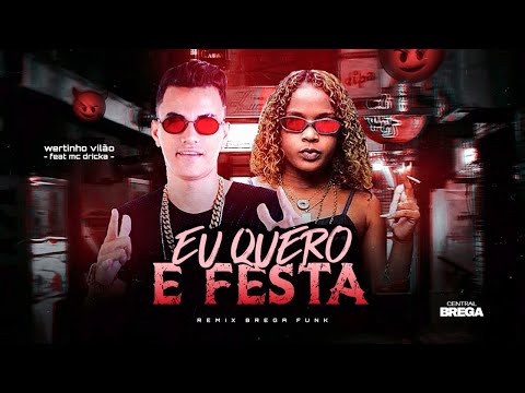 WERTINHO VILÃO FEAT. MC DRICKA - EU QUERO É FESTA - REMIX BREGA FUNK