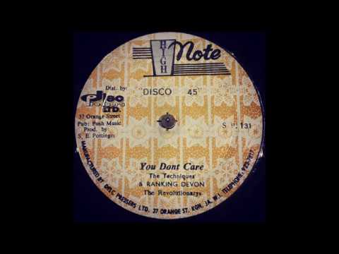 The Techniques / Ranking Devon - You Dont Care