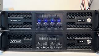 Test độ khoẻ của đẩy 4 kênh Partyhouse D415. 1500w class D giá 4.700₫. Lh: 094.797.8866