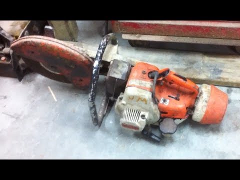 STIHL TS 350 Super Cut Off Saw (Pre Engine Rebuild Video)