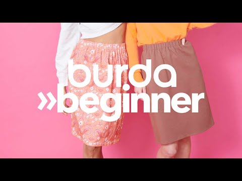 [Nähanleitung] burda beginner: Dein erster Rock!