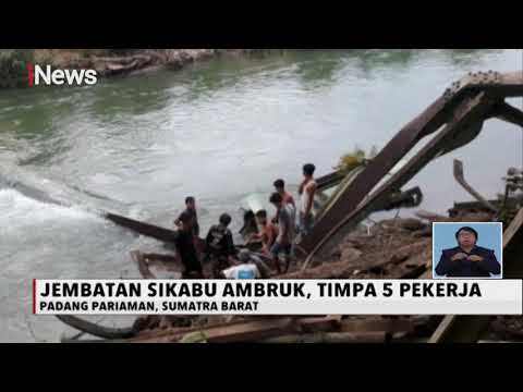 Jembatan Ambruk, Satu Pekerja Tewas - iNews Siang 03/06