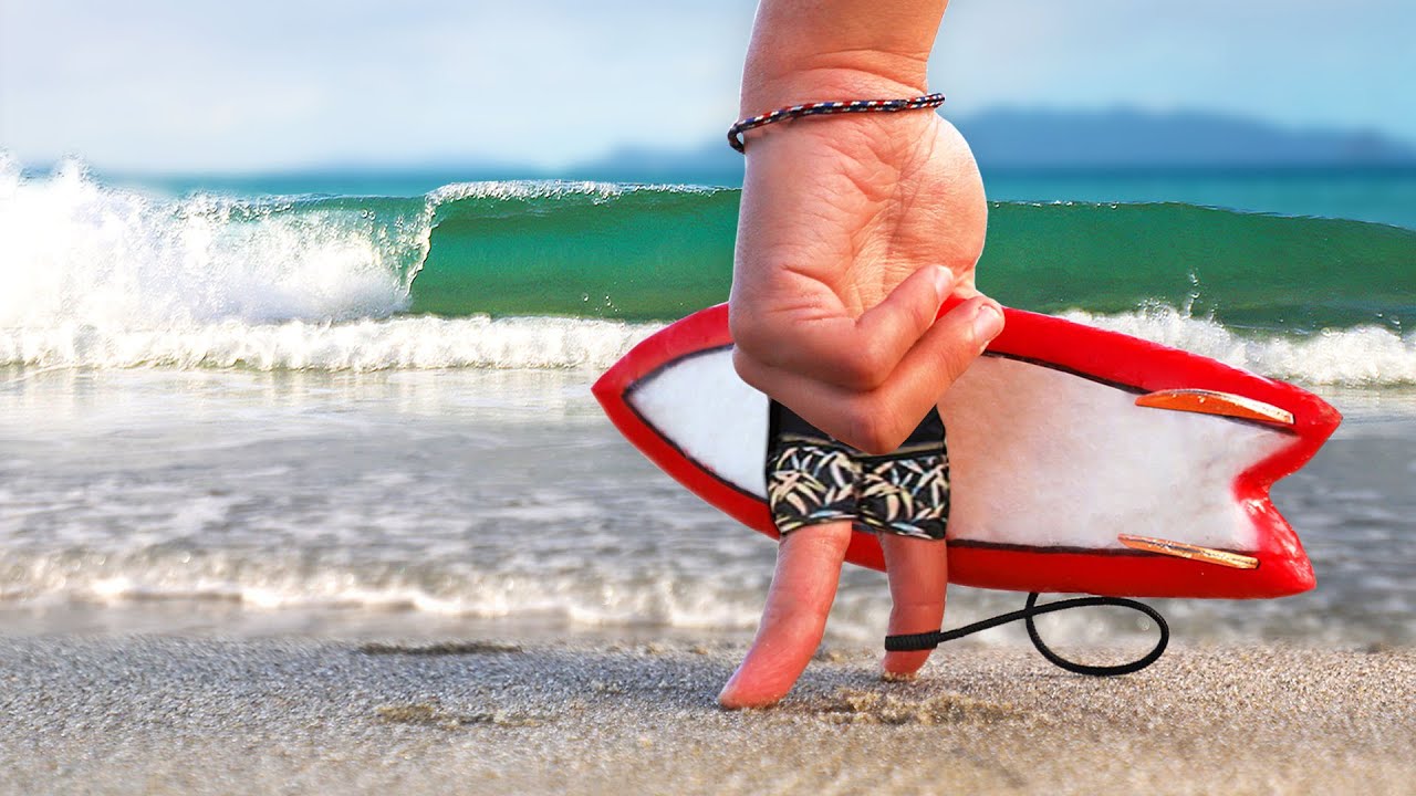 FINGER SURFING! (MINI BARRELS)