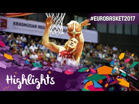 Russia v Sweden - Highlights - FIBA EuroBasket 2017 Qualifiers