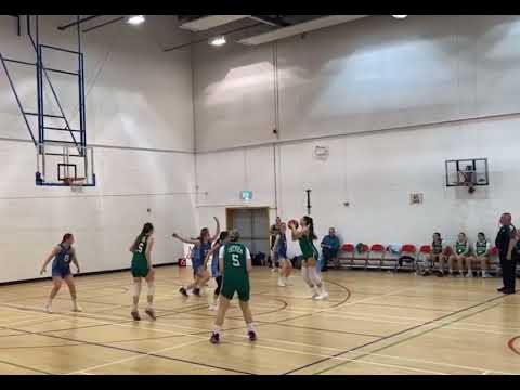 Sabhbh Edwards Murphy bucket at SETU Carlow in Irish National League 2023
