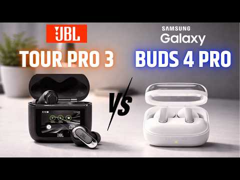 Thumbnail for JBL Tour Pro 3 vs Samsung Galaxy Buds 4 Pro - Best Premium Earbuds 2026!?