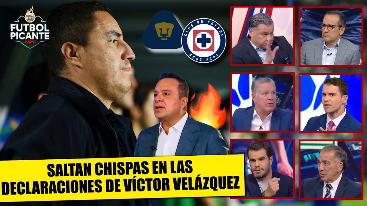 SE CALIENTA LA FINAL entre CRUZ AZUL y PUMAS: VELÁZQUEZ LE TIRA a EFRÁIN JUÁREZ | Futbol Picante