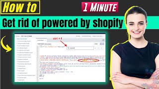 How to get rid of powered by shopify 2024 | Remove powered by from shopify