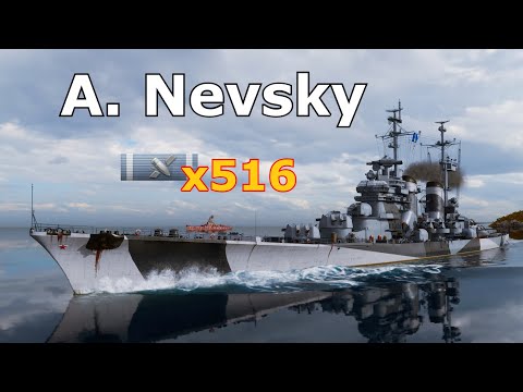 World of WarShips Alexander Nevsky - 6 Kills 334K Damage