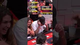 Going for a Triple - #cpt #poker #pokertournament #pokernight #pokerface