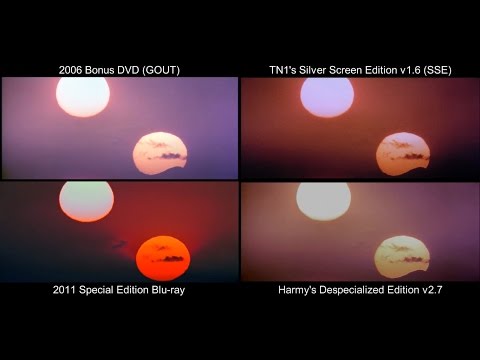 ORIGINAL Binary Sunset | Star Wars (1977) [DeEd, Blu-ray, GOUT, SSE]
