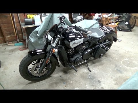 Indian Scout Sixty Part 7 (Bobber Belt Guard + Willie & Max Swing Arm Bag)