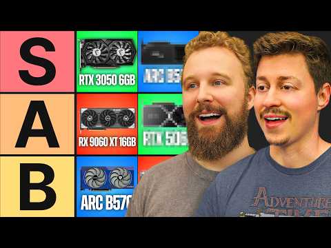 The BEST Graphics Cards Tier List 2025