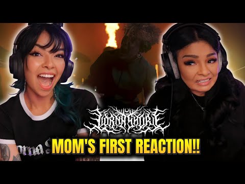 MY MOM REACTS to Lorna Shore - To The Hellfire | FIRST TIME REACTION