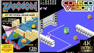 Zaxxon Colecovision 4k Gameplay