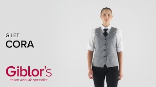 Dámska čašnícka vesta Giblor´s CORA