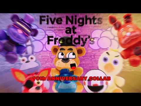 FNaF Plush 10th Anniversary Collab! FNaF 1 Song Remix (@APAngryPiggy ) #SilverPlushCollab10Years