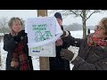 Protest Pretpark Terworm nooit! herdacht