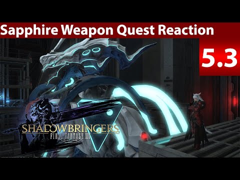 [Lyra] FFXIV Shadowbringers: Sapphire Weapon Quest (5.3 Sorrow of Werlyt Quest Reaction)
