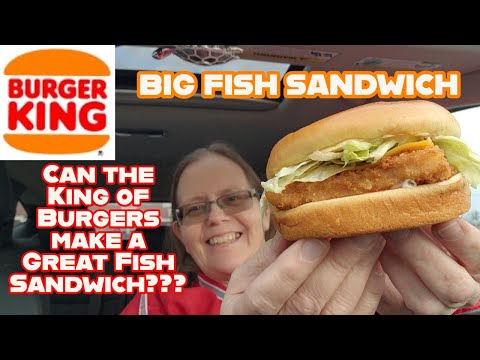 Burger King BIG FISH SANDWICH Review. Does Burger King have a Great Fish Sandwich???