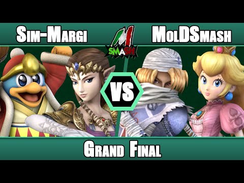 P+ Doubles ITA #1 - Sim-Margi (Dedede, Zelda) vs MolDSmash (Sheik, Peach) - GF