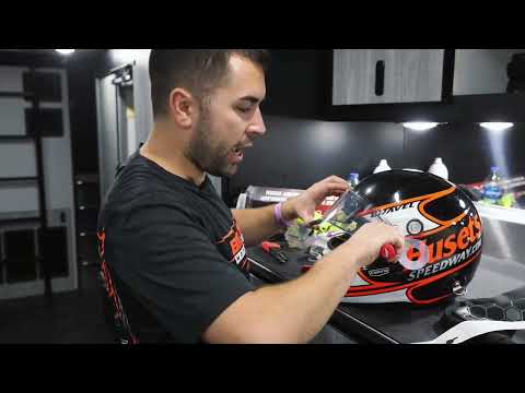 How to install tearoffs on your racing helmet....