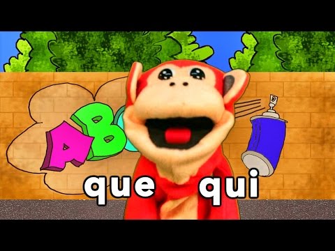 Sílabas que qui - El Mono Sílabo - Videos Infantiles - Educación para Niños #