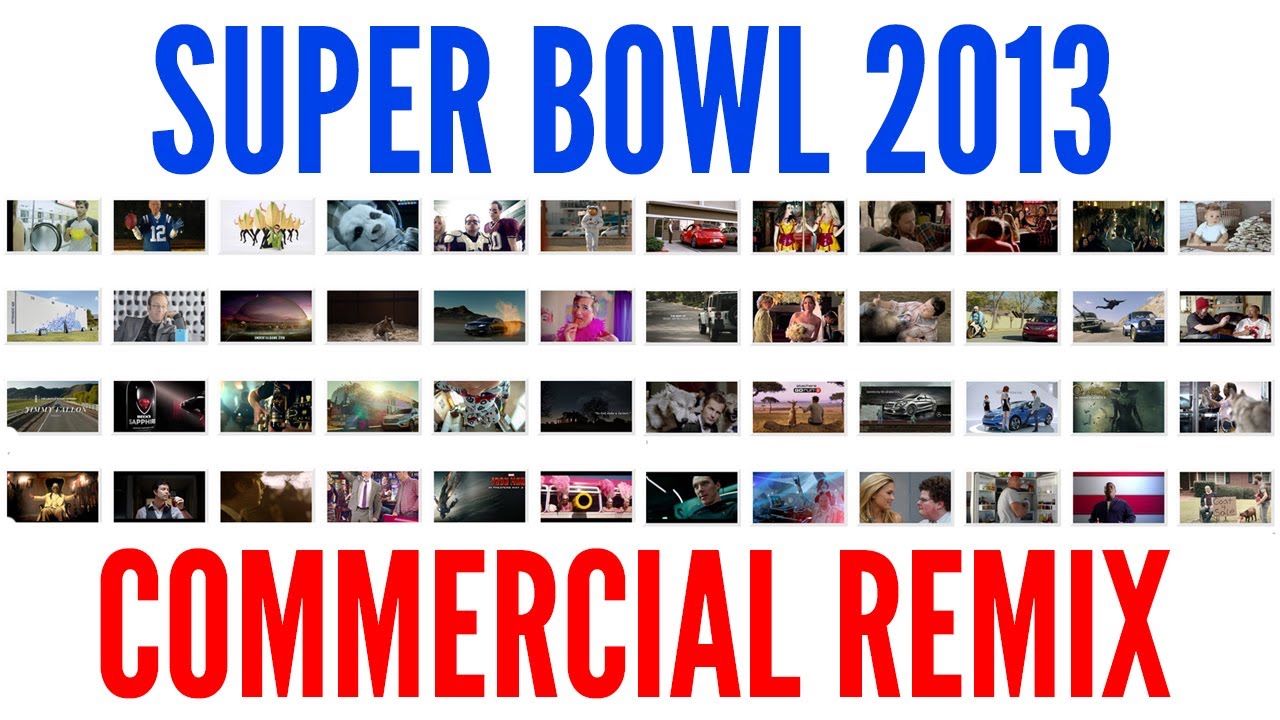 Video Every Super Bowl Commercial Mashed Up Into One Remix