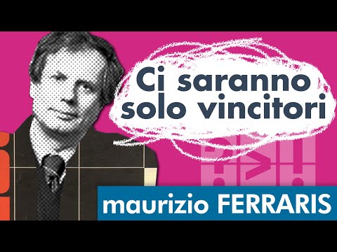 AUDIOPENSIERO - Maurizio FERRARIS "Ci saranno solo vincitori"
