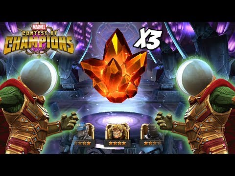 3x 4 Star Crystal Opening | Hunting Mysterio: Marvel Contest of Champions