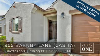 Patterson, CA Rental For Rent: Private Casita In New Home, a 1 bed, 1 bath suite at 905 Barnby Lane